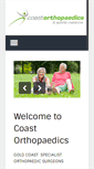 Mobile Screenshot of coastorthopaedics.com